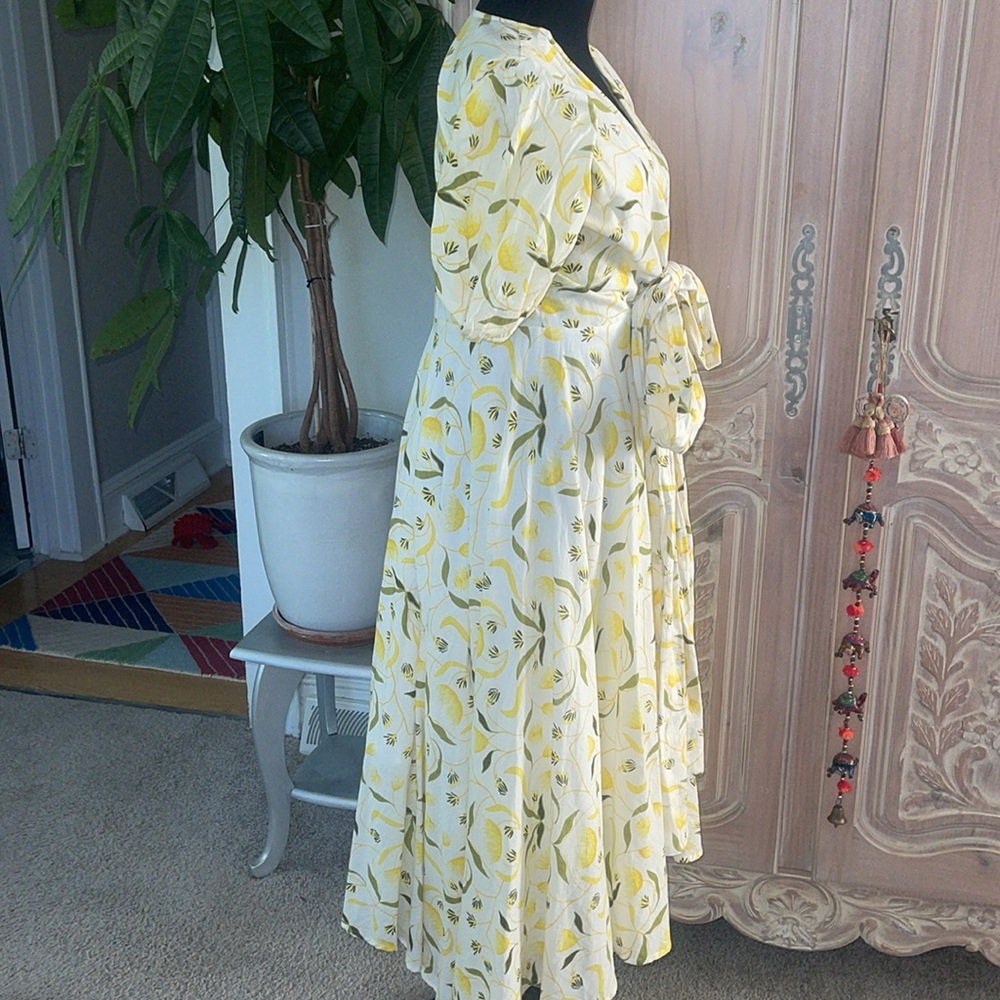 Monsoon and Beyond Lola Dress, Yellow Mangrove - Picture 6 of 12